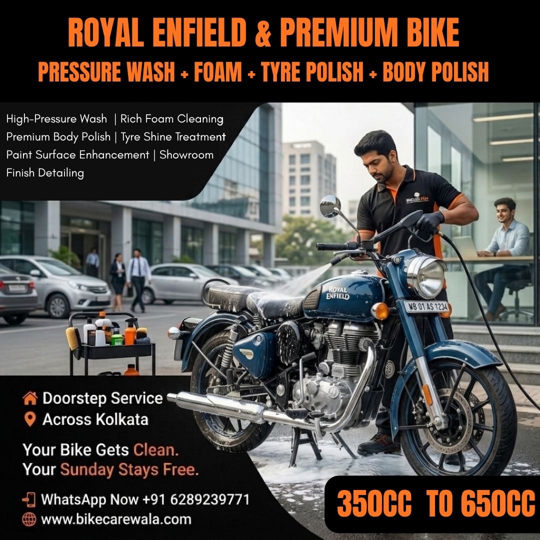 Royal Enfield & Premium Bike Wash & Spa
